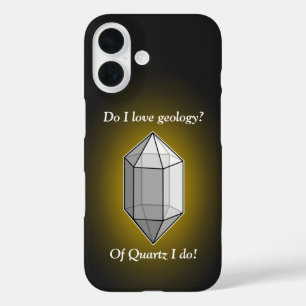 地質学は好き?クォーツだ!ケース – メイトiPhon iPhone 16ケース