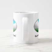 地質学は爆破だ！マンガ火山 ジャンボコーヒーマグカップ (裏面)