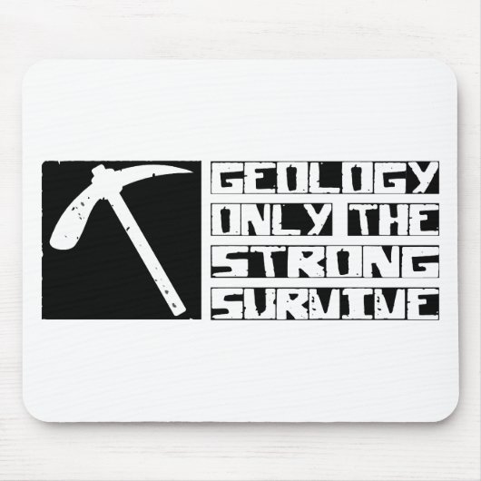地質学は生き延びます マウスパッド (正面)