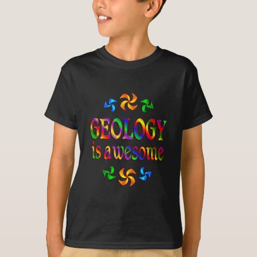 地質学は素晴らしいです Tシャツ (正面)