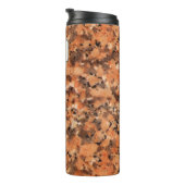 地質学オレンジロックテクスチャ名前をカスタムする タンブラー (回転右)