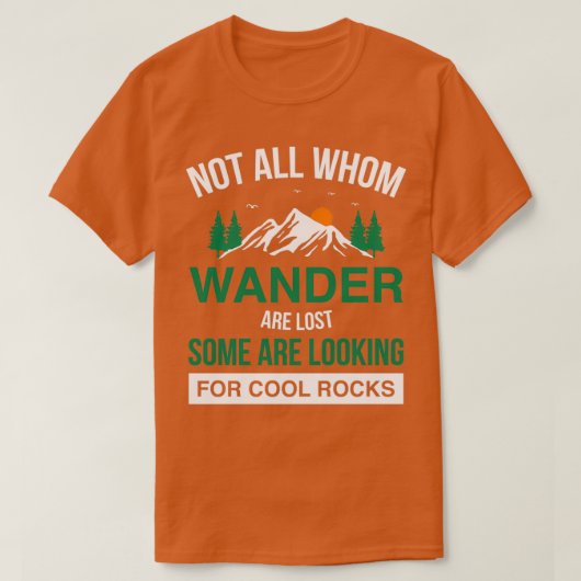 地質学カッコいい生または地質学の学生用の服装 Tシャツ (デザイン正面)