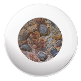 地質学グランジーセデマンタリー岩石組織 セラミックノブ