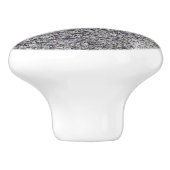 地質学グレーグラナイトのピンク詳細 セラミックノブ (側面)