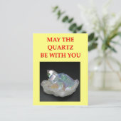 地質学ジョーク ポストカード (スタンド正面)