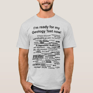 地質学テスト Tシャツ