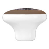 地質学ピンク岩のテクスチャ セラミックノブ (側面)