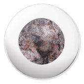 地質学ピンク岩のテクスチャ セラミックノブ (正面)