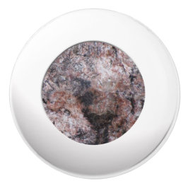 地質学ピンク岩のテクスチャ セラミックノブ