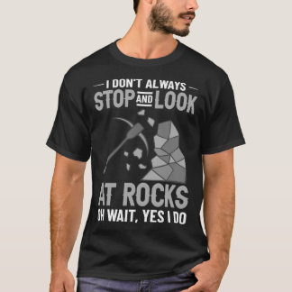 地質学ロックンリングロックジオードジオロジストコレクト Tシャツ