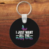 地質学ロック狩り私はRoのすべてがほしかわいらしい キーホルダー (正面)