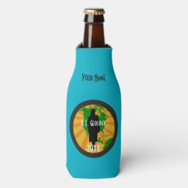 地質学大学院バッジ(女性) ボトルクーラー