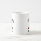 "地質学的な岩"カリフォルニアのクマ国旗のハンマーのロゴ コーヒーマグカップ (中央)