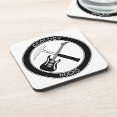 地質学的ロック懸命プラスチックコースター コースター (左側)