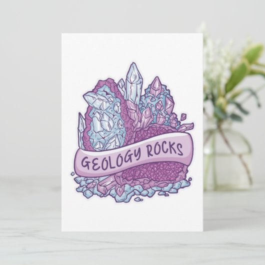 地質学的岩石 招待状 (スタンド正面)