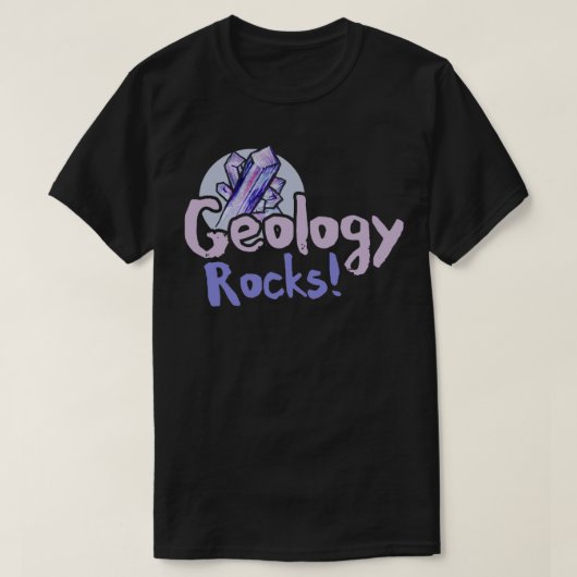 地質学的岩石 Tシャツ (デザイン正面)