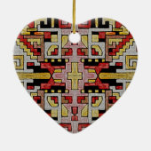 地質学的部族/民族パターン セラミックオーナメント (裏面)