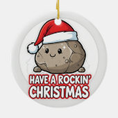 地質学者おもしろい セラミックオーナメント (裏面)