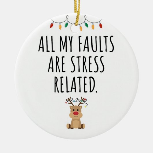 地質学者おもしろい セラミックオーナメント (正面)