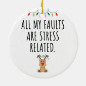 地質学者おもしろい セラミックオーナメント (裏面)