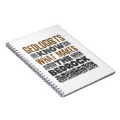 地質学者が岩盤を作る理由を知る ノートブック (右側)