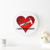 地質学者が無数に好き ラージ壁時計 (ホーム)