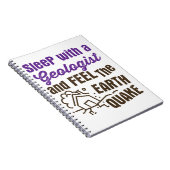 地質学者と地感じ震とともに眠る ノートブック (右側)