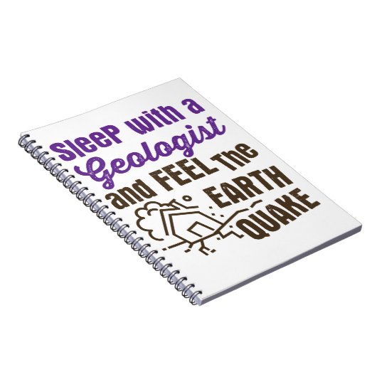 地質学者と地感じ震とともに眠る ノートブック (右側)