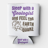 地質学者と地感じ震とともに眠る 缶クーラー (正面)