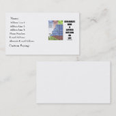 地質学者にあります生命(ユーモア)の層にされた展望が 名刺 (正面/裏面)