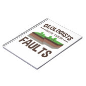 地質学者には地質学の地球科学の欠点がある ノートブック (左側)