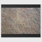 地質学者のための地質学の石板の石の素朴な質 ラッピングペーパー (フラット)