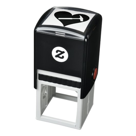 地質学者のハートとロックハンマー セルフインキングスタンプ (商品)