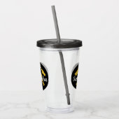 地質学者のロックハンマーと名パーソナライズされた前 アクリルタンブラー (左)