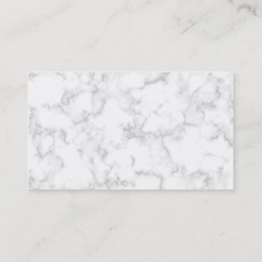 地質学者のロックハンマーのロゴと米国国旗 名刺 (裏面)