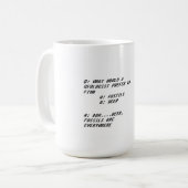 地質学者の冗談のマグ コーヒーマグカップ (正面左)