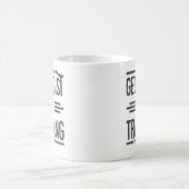 地質学者の卵 未来の地質学者 コーヒーマグカップ (中央)
