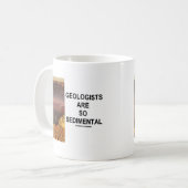 地質学者はとてもSedimentalです(グランドキャニオン) コーヒーマグカップ (正面左)