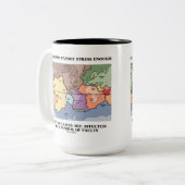 地質学者は十分な私達の生命欠陥に重点を置くことができません ツートーンマグカップ (正面左)