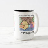 地質学者は十分な私達の生命欠陥に重点を置くことができません ツートーンマグカップ (正面右)