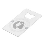 地質学者は片言を知っている クレジットカード栓抜き (裏面アングル)