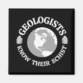 地質学者は片言を知っている マグネット (正面)