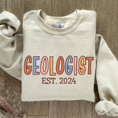 地質学者エスト。2024年、地質学学生の卒業 Tシャツ