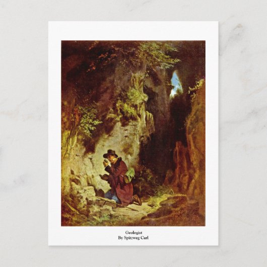 地質学者バイスピッツウェグ・カール ポストカード (正面)