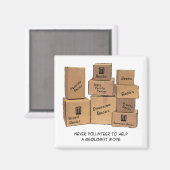 地質学者ムービングユーモア磁石 マグネット (正面/裏面)