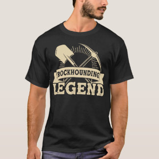 地質学者ロックンリングレジェンドロックウンダー Tシャツ