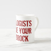 地質学者学生のティーカップ ボーンチャイナマグカップ (正面右)