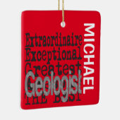 地質学者非凡なカスタム セラミックオーナメント (右)