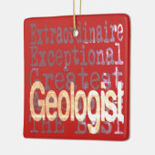 地質学者 セラミックオーナメント (左)