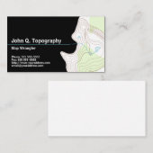 地質学者、地図地形図パーソナル 名刺 (正面/裏面)
